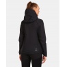 Kilpi Olvera-W cerna UL0135 damska vodeodolna mirne zateplena outdoorova bunda s kapuci 2