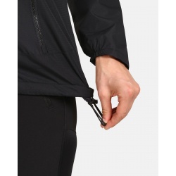 Kilpi Olvera-W cerna UL0135 damska vodeodolna mirne zateplena outdoorova bunda s kapuci 3