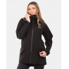 Kilpi Ayra-W cerna YL0120 damska delsi vodeodolna vetruodolna bunda kabat 1