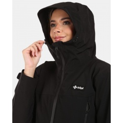 Kilpi Ayra-W cerna YL0120 damska delsi vodeodolna vetruodolna bunda kabat 2