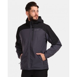 Kilpi Olvera-M tmave seda UM0134 panska vodeodolna mirne zateplena outdoorova bunda 1