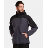 Kilpi Olvera-M tmave seda UM0134 panska vodeodolna mirne zateplena outdoorova bunda 1