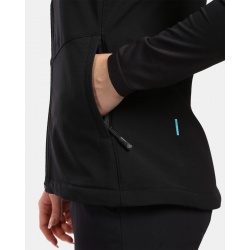 Kilpi Noil-W cerna YL0114 damska softshellova mirne zateplena vodeodolna vesta 3