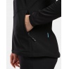 Kilpi Noil-W cerna YL0114 damska softshellova mirne zateplena vodeodolna vesta 3