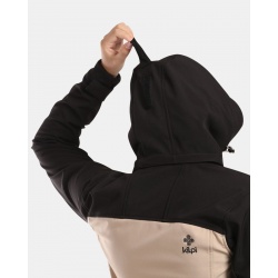 Kilpi Ravia-W bezova WL0129 damska softshellova bunda s odepinaci kapuci 5