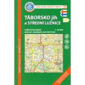 KČT 76 Táborsko jih a Střední Lužnice 1:50 000 turistická mapa