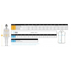 _Kilpi Nai-W cerna UL0118 damska lehka zateplena vesta DWR zmereno
