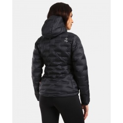 Kilpi Alberta-W cerna WL0115 damska lehka perova outdoorova sbalitelna bunda DWR 1