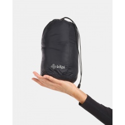 Kilpi Alberta-W cerna WL0115 damska lehka perova outdoorova sbalitelna bunda DWR 5