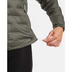 Kilpi Alberta-W tmave zelena WL0115 damska lehka perova sbalitelna bunda DWR 4