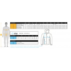 _Kilpi Papilon-M cerna UM0153 panska lehka perova bunda Primaloft Downblend DWR zmereno