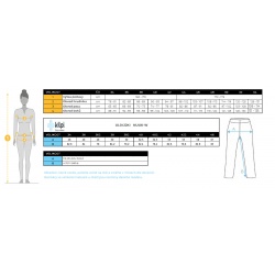 _Kilpi Nuuk-W tmave modra UL0412 damske outdoorove odolnejsi kalhoty zmereno