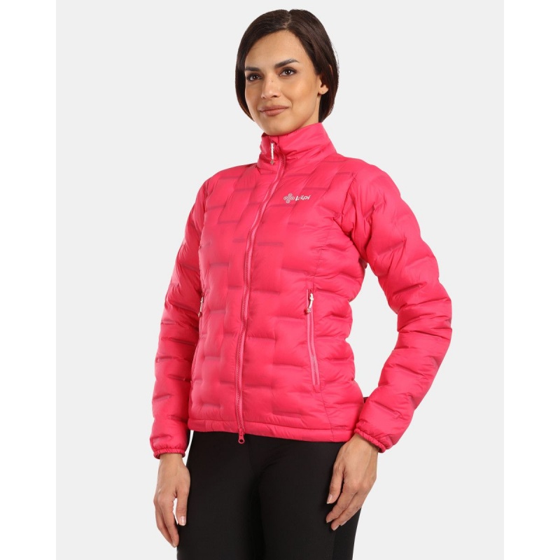 Kilpi Papilon-W ruzova WL0116 damska lehka perova bunda Primaloft Down Blend DWR