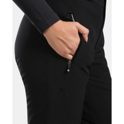 Kilpi Ravel-W cerna SL0450 damske nepromokave zimni lyzarske kalhoty 20000 Primaloft2