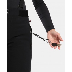 Kilpi Ravel-W cerna SL0450 damske nepromokave zimni lyzarske kalhoty 20000 Primaloft 3