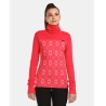 Kilpi Jannu-W ruzova UL0506 damske funkcni triko dlouhy rukav 100 Merino vlna