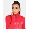 Kilpi Jannu-W ruzova UL0506 damske funkcni triko dlouhy rukav 100 Merino vlna 1