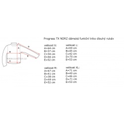 _Progres TX NDRZ ostruzina damske funkcni triko dlouhy rukav zmereno