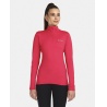 Kilpi Willie-W ruzova UL0507KIPNK damske funkcni triko dlouhy rukav kratky zip