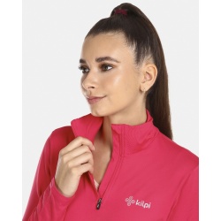 Kilpi Willie-W ruzova UL0507KIPNK damske funkcni triko dlouhy rukav kratky zip 1