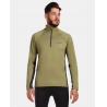 Kilpi Willie-M zelena UM0506KIGRN panske funkcni outdoorove triko dlouhy rukav kratky zip