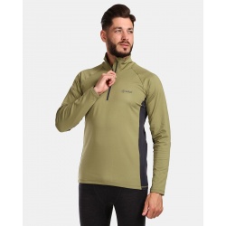 Kilpi Willie-M zelena UM0506KIGRN panske funkcni outdoorove triko dlouhy rukav kratky zip1