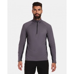 Kilpi Willie-M seda UM0506KIGRY panske funkcni outdoorove triko dlouhy rukav kratky zip