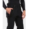 Kilpi Ravel-M cerna SM0450 panske nepromokave zimni lyzarske kalhoty Primaloft 2
