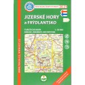 KČT 20-21 Jizerské hory a Frýdlantsko 1:50 000 turistická mapa