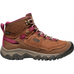 Keen Targhee IV Mid WP W bison beaujolais damske nepromokave kozene trekove boty 3