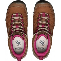 Keen Targhee IV Mid WP W bison beaujolais damske nepromokave kozene trekove boty 6