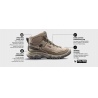 Keen Targhee IV Mid WP W bison beaujolais damske nepromokave kozene trekove boty 7