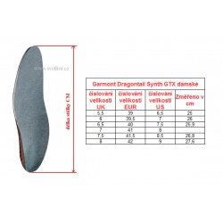 _Garmont Dragontail Synth GTX W black lake damske nepromokave nizke ferratove boty zmereno