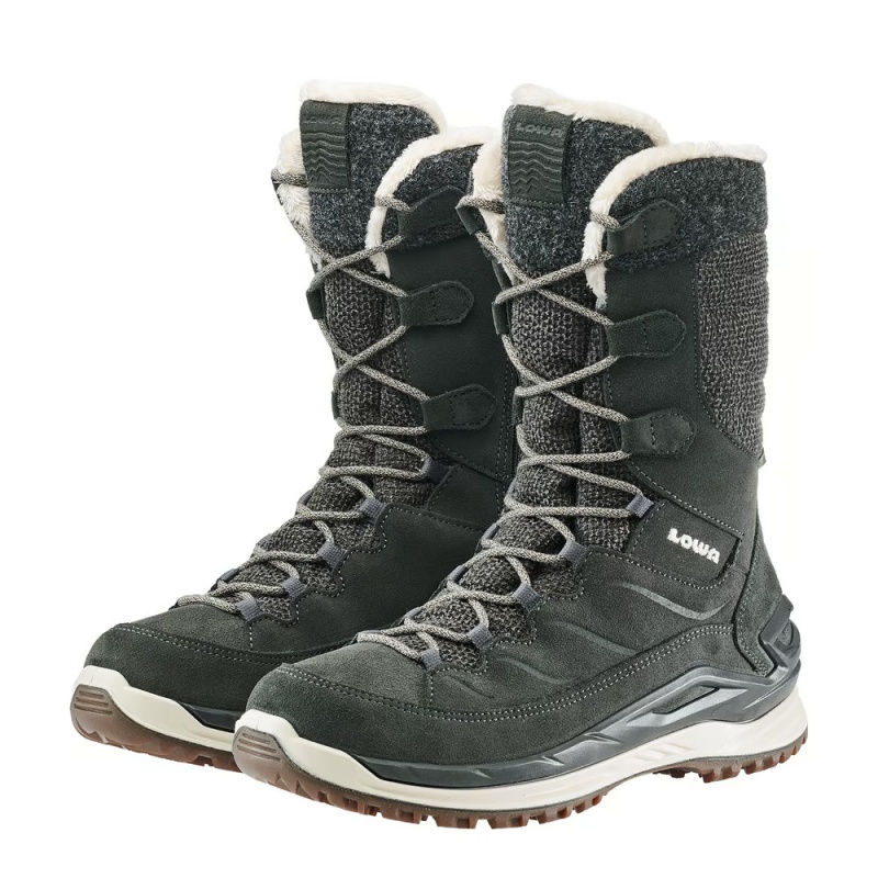 Lowa Barina Evo GTX W anthracite champagne damske nepromokave vysoke teple zimni boty 2
