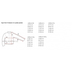 _High Point Protector 8.0 Jacket gold flame navy panska nepromokava bunda Pertex zmereno