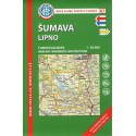 KČT 67 Šumava, Lipno 1:50 000 turistická mapa