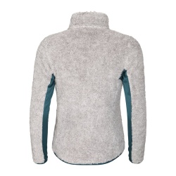 Progress Alva sedy melir petrol damska chlupata funkcni sportovni mikina se stojackem 2