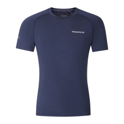Progress E NKR tmavě modrá (navy) pánské triko krátký rukáv bambus