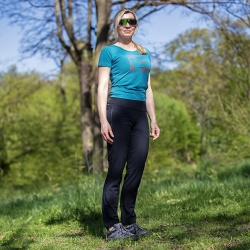 Progress Badia cerna damske lehke pruzne outdoorove kalhoty 3