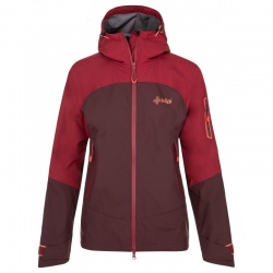 Kilpi Mamba-W tmave cervena RL0101KIDRD damska lehka nepromokava bunda