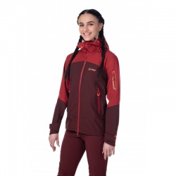 Kilpi Mamba-W tmave cervena RL0101KIDRD damska lehka nepromokava bunda14