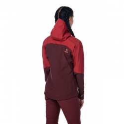 Kilpi Mamba-W tmave cervena RL0101KIDRD damska lehka nepromokava bunda15