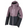 Husky Nicco L purple/grey dámská nepromokavá outdoorová hardshell bunda