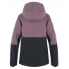 Husky Nicco L purple/grey dámská nepromokavá outdoorová hardshell bunda 1