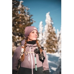 Husky Nicco L purple/grey dámská nepromokavá outdoorová hardshell bunda 3