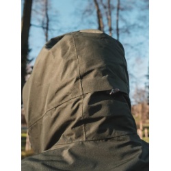 Husky Nebet M dark khaki panska zimni vodeodolna delsi bunda s kapuci kabat 5