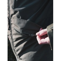 Husky Nebet M dark khaki panska zimni vodeodolna delsi bunda s kapuci kabat 9