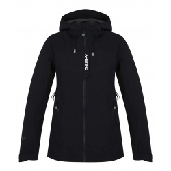Husky Nakama L cerna damska nepromokava trivrstva outdoorova bunda 2