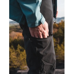 Husky Kavia M cerna panske softshellove mirne zateplene outdoorove kalhoty DWR 4