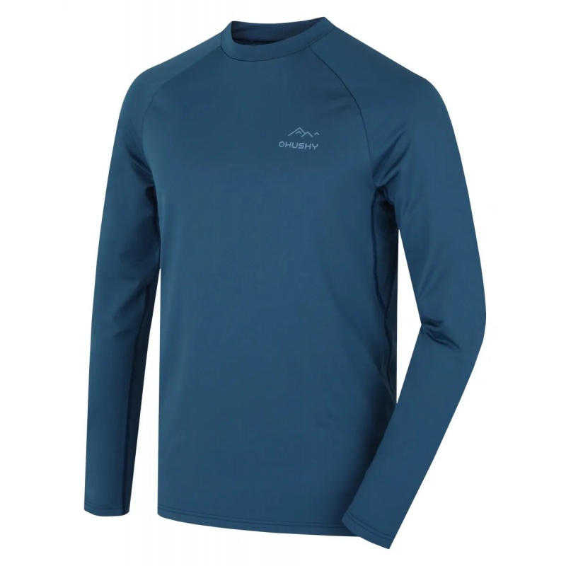 Husky Active Winter Tromi M blue panske funkcni termo triko dlouhy rukav